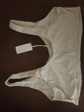 aerie light cream wireless bralette